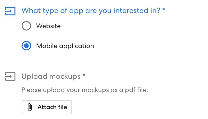 Custom Form Questions