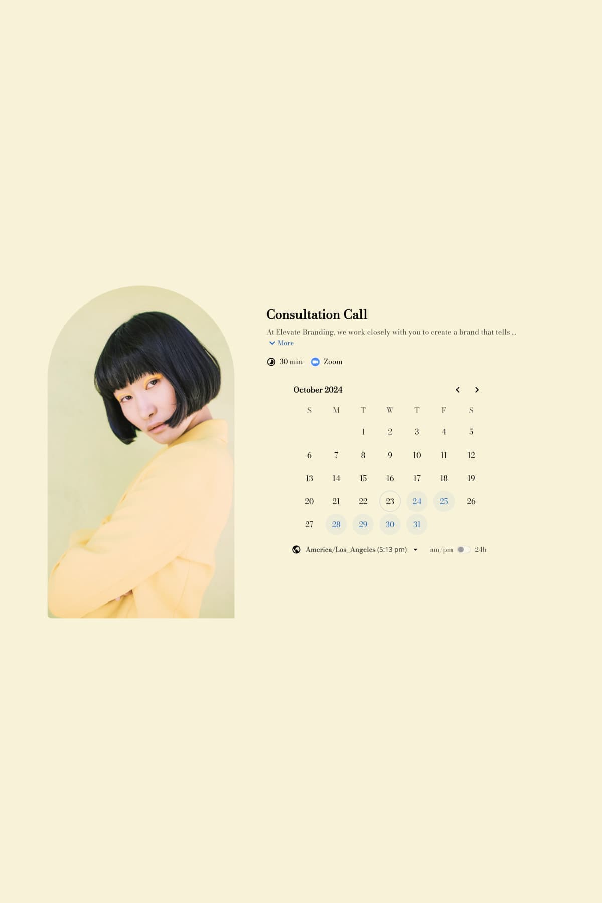 Sample invite