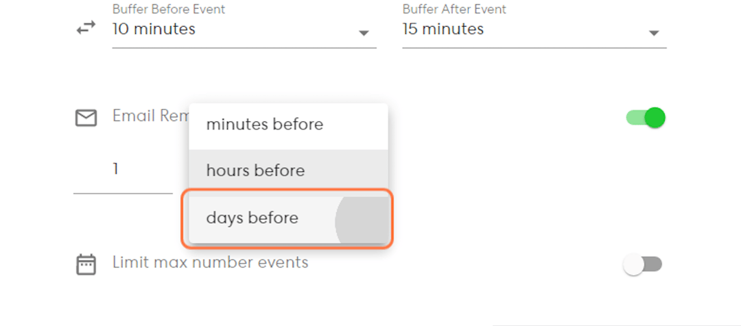 email reminders