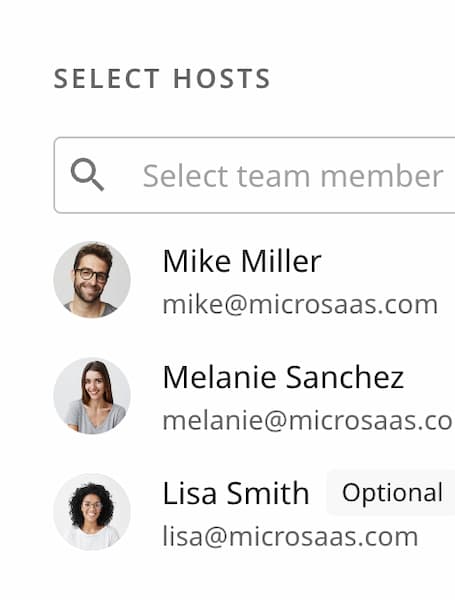 Advanced scheduling options